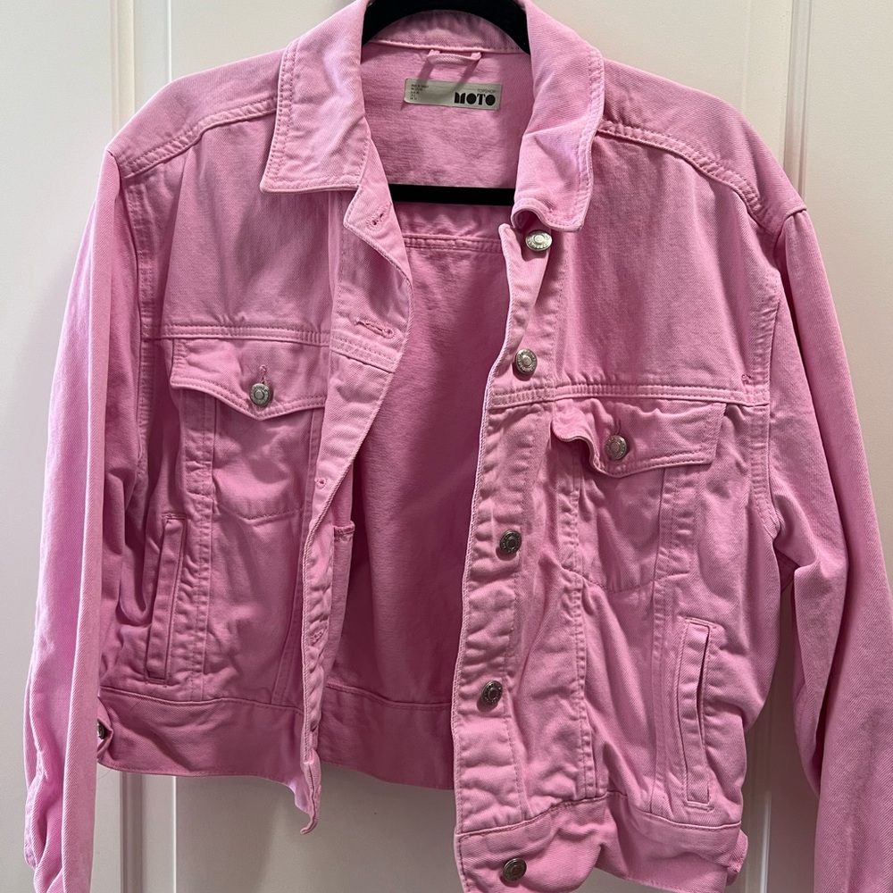 Pink Denim Jacket